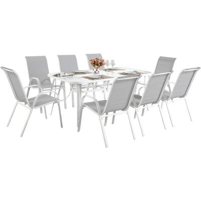HABITAT ET JARDIN  Salon de jardin Cordoba XL 180 - Phoenix - Gris