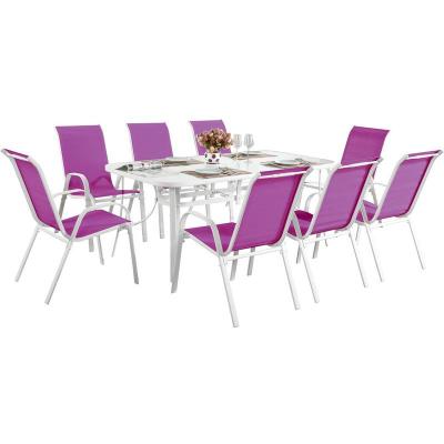 HABITAT ET JARDIN Salon de jardin ""Cordoba XL 180"" - Phoenix - Fuschia