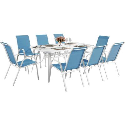 HABITAT ET JARDIN  Salon de jardin Cordoba XL 180 - Phoenix - Bleu