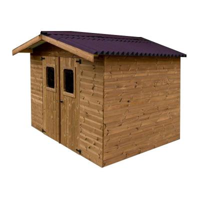 HABRITA Abri de jardin 10.33m&sup2; brun dor&eacute;  - the3224.02n - therma