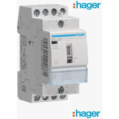 HAGER  - contacteur 4NA 230V interrupteur manuel ERC425