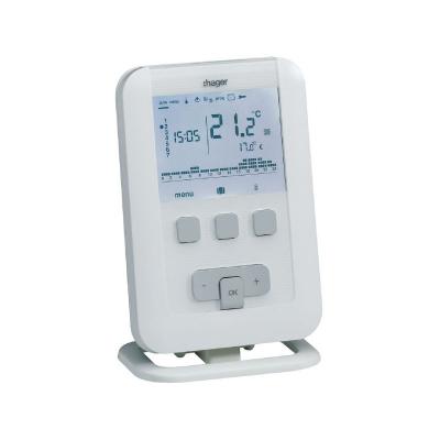 Hager - Thermostat d'ambiance programmable digital Radio EK560