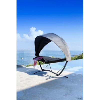 PROLOISIRS Hamac en acier avec toit senena