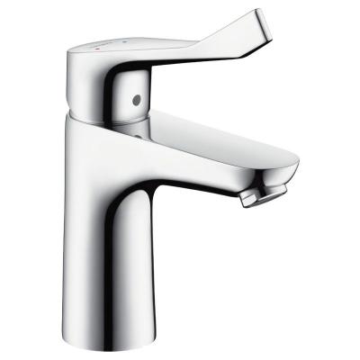 HANSGROHE Robinet mitigeur de lavabo avec poign&eacute;e extra-large et technologie EcoEficiente Focus 100 