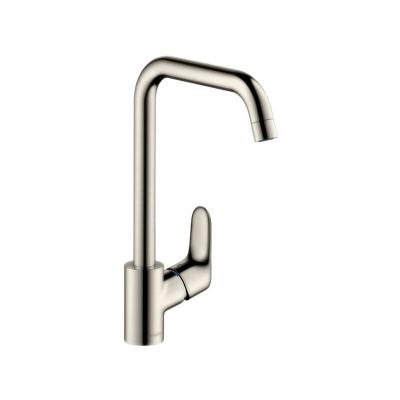 HANSGROHE Mitigeur &eacute;vier simple FOCUS inox bec haut