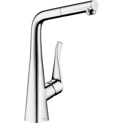 HANSGROHE  - Metris Mitigeur cuisine bec extractible chrom&eacute; 14821000