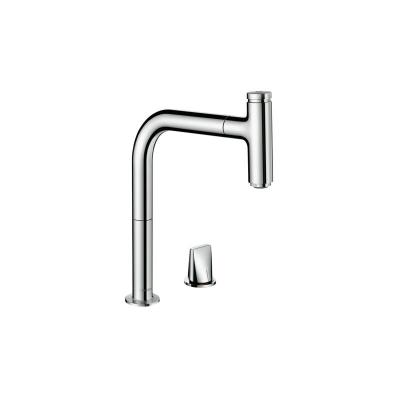 HANSGROHE Mitigeur de cuisine 2 trous 200, avec douchette extractible 1 jet, sBox aspect acier inox 