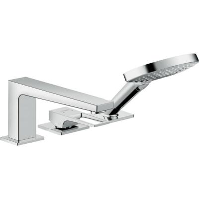 HANSGROHE Robinet de baignoire 3 trous avec levier Loop Metropol 