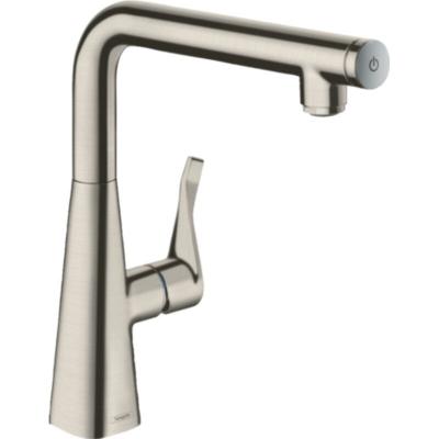 HANSGROHE  - Mitigeur cuisine Metris Select M71 260 aspect acier inox