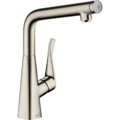 HANSGROHE  mitigeur de cuisine metris select 320 steel optic 14883800