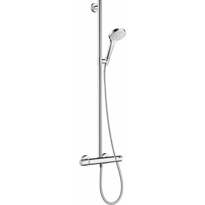 HANSGROHE Semipipe Croma Select S Multi Blanc Chrom&eacute;  