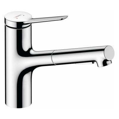 HANSGROHE Mitigeur de cuisine avec douchette extractible chrom&eacute;  Zesis M33 H. 219mm