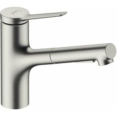 HANSGROHE De cuisine avec douchette zesis m33 150 2 jets aspect acier inox