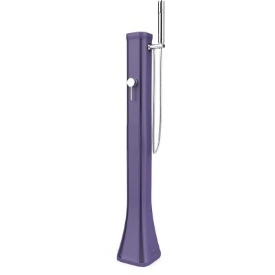 ARKEMA DESIGN Happy Go - Douche solaire de voyage, basse, avec douchette mobile, violet (HG140/4005)