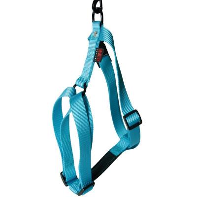 MARTIN SELLIER Harnais pour chien r&eacute;glable en nylon turquoise 36cm 