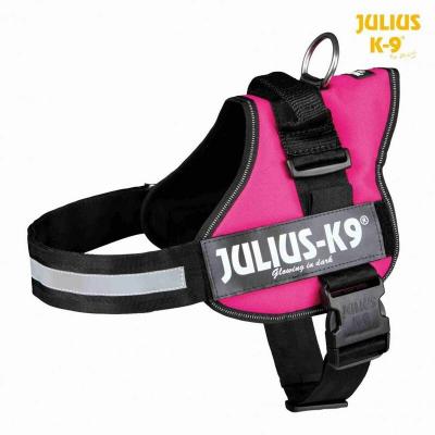 Harnais Power Julius-K9 - 3 - Xl : 82-118 Cm-50 Mm - Fuchsia - Pour Chien