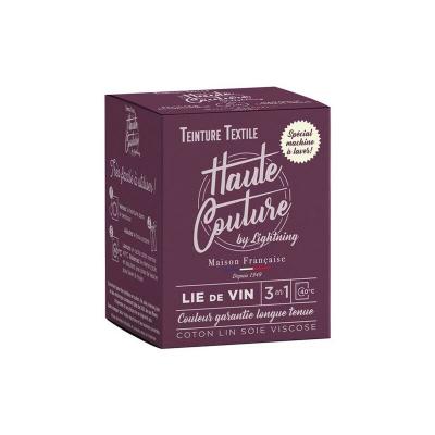 HAUTE COUTURE Teinture textile  lie de vin 350g