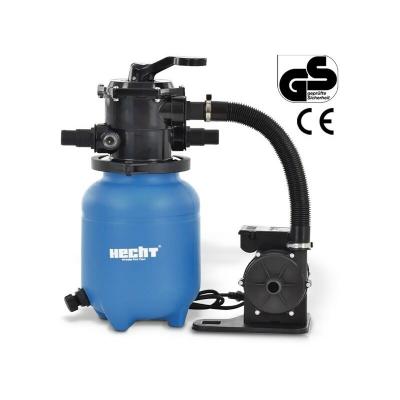 HECHT  302200 Syst&egrave;me de filtre &agrave; sable de piscine 6 m3/h 200 W Capacit&eacute; de sable 12kg