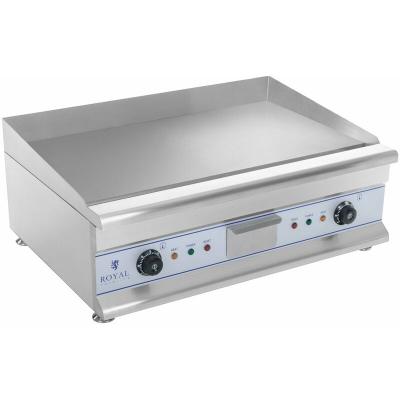 HELLOSHOP26 Plancha &eacute;lectrique lisse - 75cm - 2 x 3.2kW acier inox professionnel
