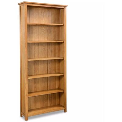 Tag&egrave;re armoire meuble design biblioth&egrave;que 180 cm bois de ch&ecirc;ne massif - Beige