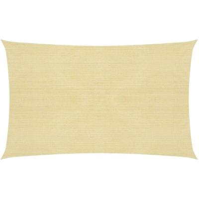 HELLOSHOP26 Voile d ombrage 160 g/m&sup2; beige 2,5 x 5 m pehd