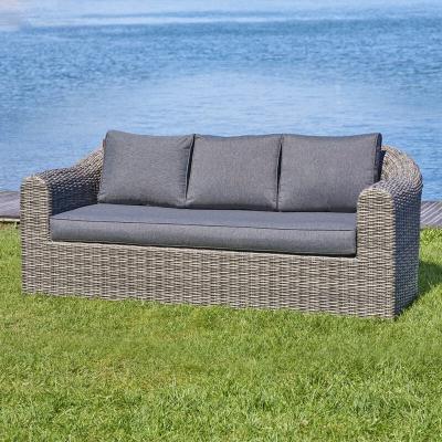 HESPERIDE Canap&eacute; 3 places Moorea Hesp&eacute;ride terre ombre