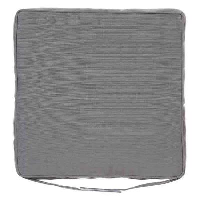 HESPERIDE Galette de chaise de jardin 40 x 40 cm Ardoise - Ardoise