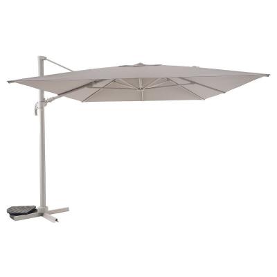 HESPERIDE Parasol d&eacute;centr&eacute; Melhia 4x3 m ol&eacute;fine argile/lin Hesp&eacute;ride - Lin