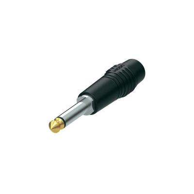 HICON Jack 6.35 mm m&acirc;le, droit HI-J63TC-SM Nombre de p&ocirc;les (num): 2 mono noir