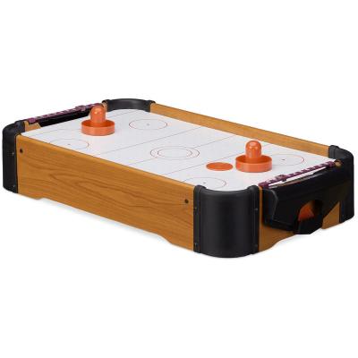 RELAXDAYS Hockey de table Air Hockey de table Mini Hockey emporter accessoires lxP: 56 x 31 cm, brun