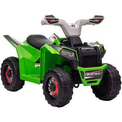 HOMCOM Quad &eacute;lectrique enfant v. Max. 2,5 kmh 6 v vert 