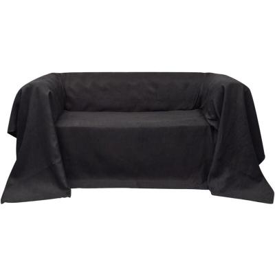 Housse de canap&eacute; Micro-su&egrave;de Anthracite 270x350 cm 
