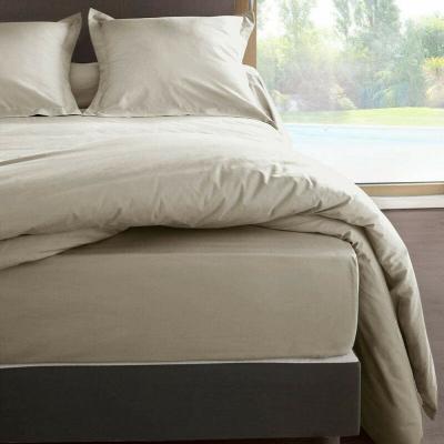 VENT DU SUD Housse de couette en percale de coton 80 fils 240 x 220 cm