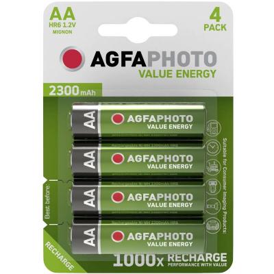 AGFAPHOTO Pile rechargeable LR6 (aa)  HR06 NiMH 2300 mAh 1.2 v 4 pc(s)
