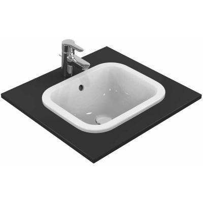 Ideal Standard - Connect - Lavabo encastr&eacute;, 420x350 mm, avec d&eacute;versoir, blanc E505501