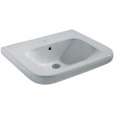 Lavabo Ideal Standard Contour 21 S238901 avec trou pour robinetterie/trop-plein, accessible, 60x55,5x17,5cm, blanc