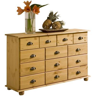 Commode, Chiffonnier COLMAR en pin finition cir&eacute;e