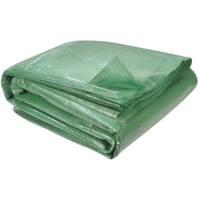 IDMARKET B&acirc;che De Rechange 140 Gr/M&sup2; Pour Serre 12m&sup2; Verte 4 Saisons Zebra