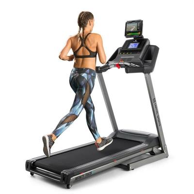 CAPITAL SPORTS Tapis de course pliable avec enceintes Bluetooth & ventilateur int&eacute;gr&eacute; -  - Gris 