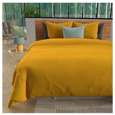 Intemporel Boh&egrave;me Parure Housse de Couette, Jaune, 260 x 240 cm