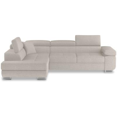 INTENSEDECO INTENSE DECO Canap&eacute; d'angle Gauche Convertible Marius Tissu Beige