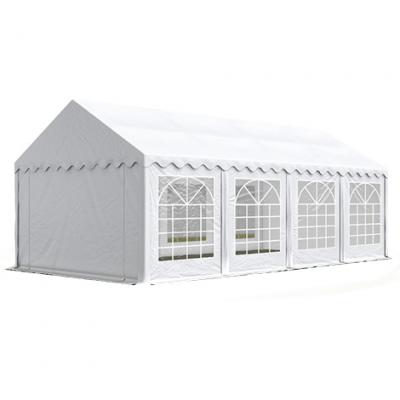 TOOLPORT  Tente de r&eacute;ception 4x8m 500 g/m&sup2; blanc imperm&eacute;able barnum, chapiteau