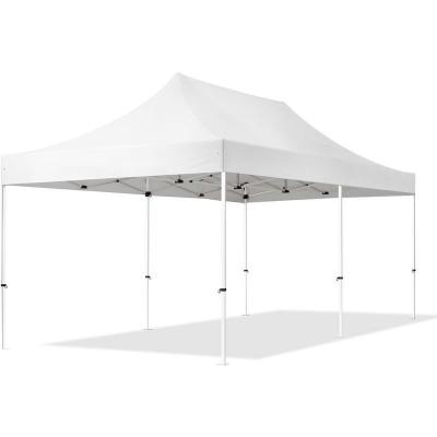 INTENT24 TOOLPORT Tente pliante 3x6 m - Acier, PES env. 300g/m&sup2;, blanc