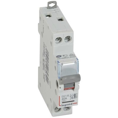LEGRAND Interrupteur-sectionneur DX&sup3;-IS &agrave; voyant 2P 400V~ - 40A - 1 module