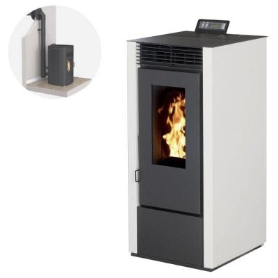 INTERSTOVES Po&ecirc;le &agrave; granules MARINA 14KW Etanche Canalisable + Conduit Ventouse - Blanc