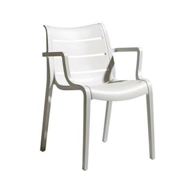 SCAB Fauteuil Lot de 4 fauteuils Sunset empilable lin