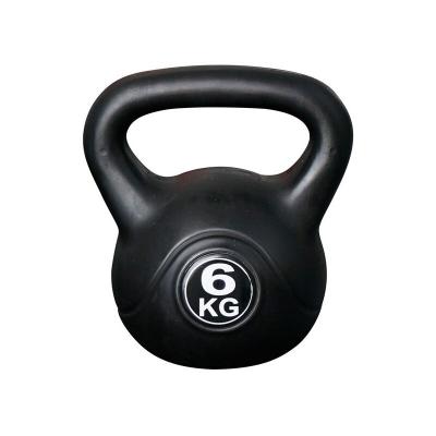 VIVOL Kettlebell pour l'int&eacute;rieur et l'ext&eacute;rieur - Plastique - Noir - 6 kg