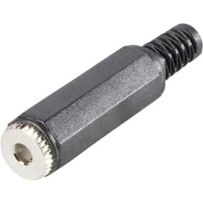 BKL ELECTRONIC Jack 3.5 mm femelle, droit 1108017 Nombre de p&ocirc;les (num): 4 st&eacute;r&eacute;o noir