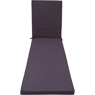 JARDIN PRIVE Coussin pour bain de soleil 185x55cm monte carlo gris