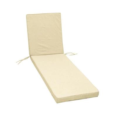 JARDIN PRIVE  Coussin bain de soleil MONTE CARLO - 185 x 55 x 6 cm - Ivoire 
